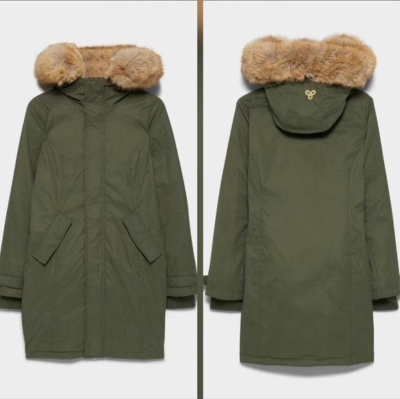 🇨🇦 Aritzia TNA Charcoal Grey Aspen Parka Coat - Picture 11 of 14